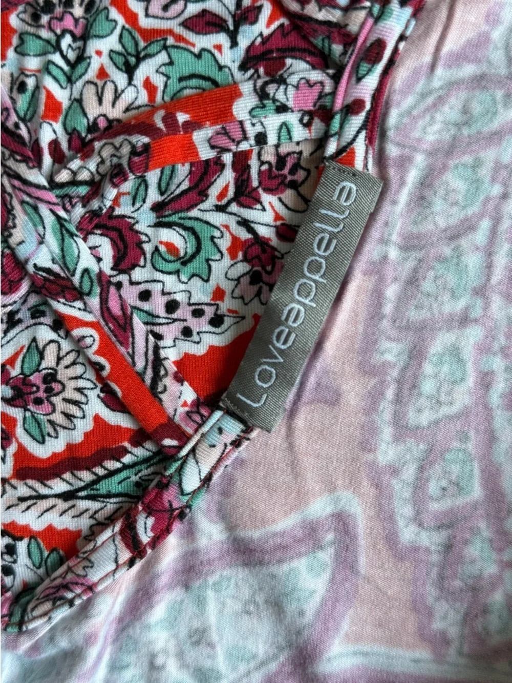 Loveappella Red Paisley Sleeveless V-Neck Boho Maxi Dress - Picture 6 of 6